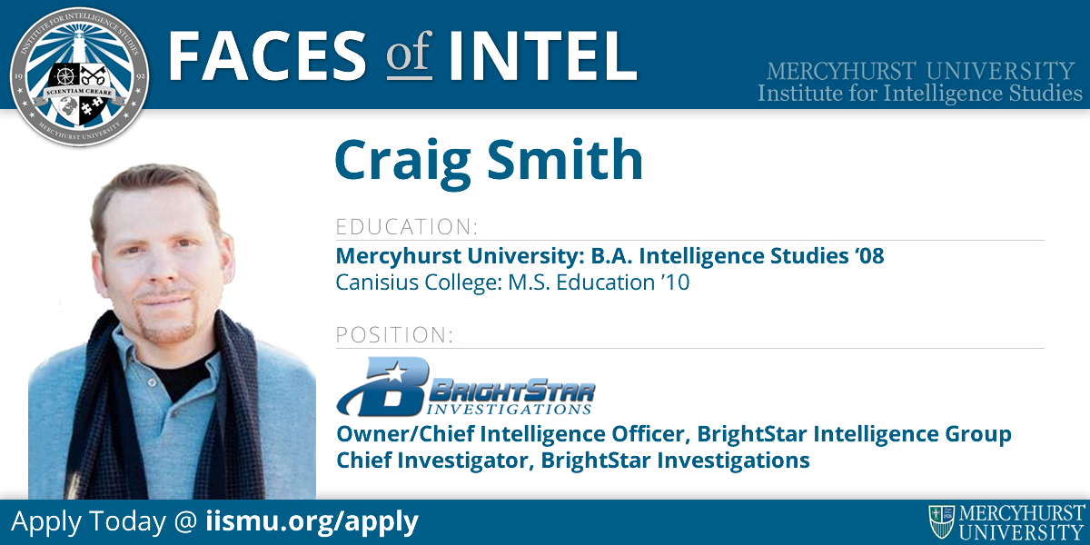 Faces of Intelligence: Craig Smith